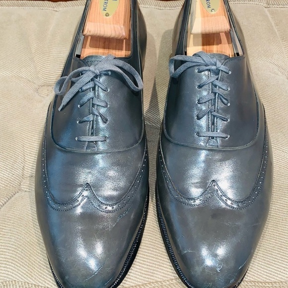 R Benedetto leather Wingtip Oxford. - Picture 4 of 14